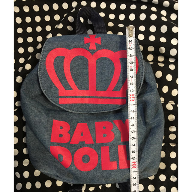 BABYDOLL(ベビードール)の【最終お値下げ】baby doll キッズ リュック キッズ/ベビー/マタニティのこども用バッグ(リュックサック)の商品写真