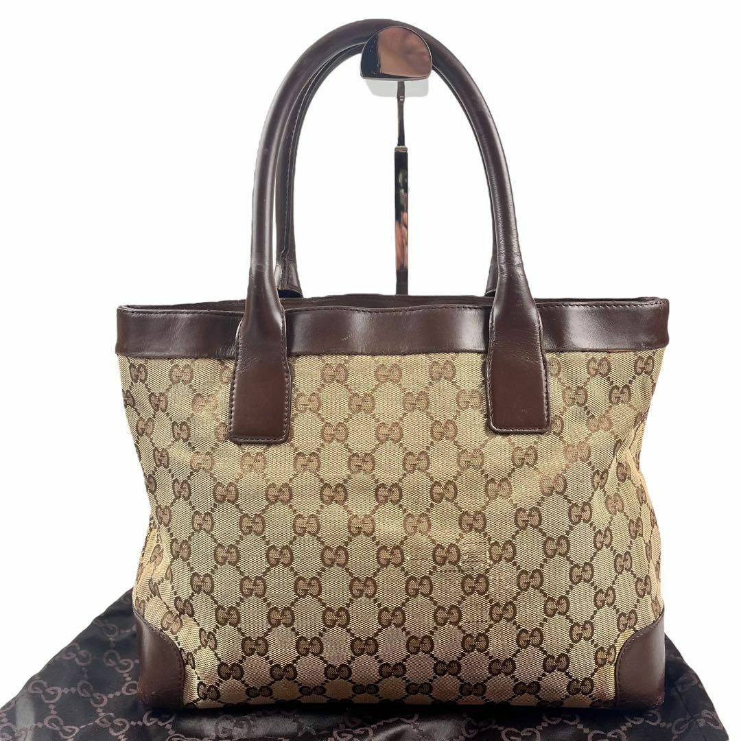 GUCCI - GUCCI トートバッグ 小さめ 肩掛け GGスプリーム GUCCI - GUCCI トートバッグ 小さめ 肩掛け GGスプリーム