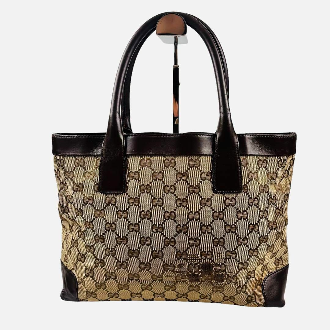 GUCCI - GUCCI トートバッグ 小さめ 肩掛け GGスプリーム GUCCI - GUCCI トートバッグ 小さめ 肩掛け GGスプリーム