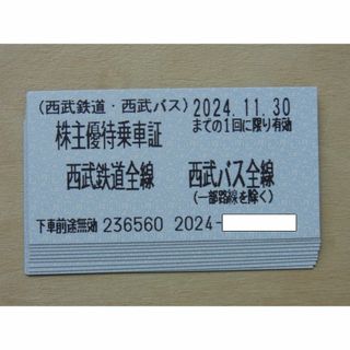 西武鉄道株主優待 株主優待乗車証 10枚(その他)