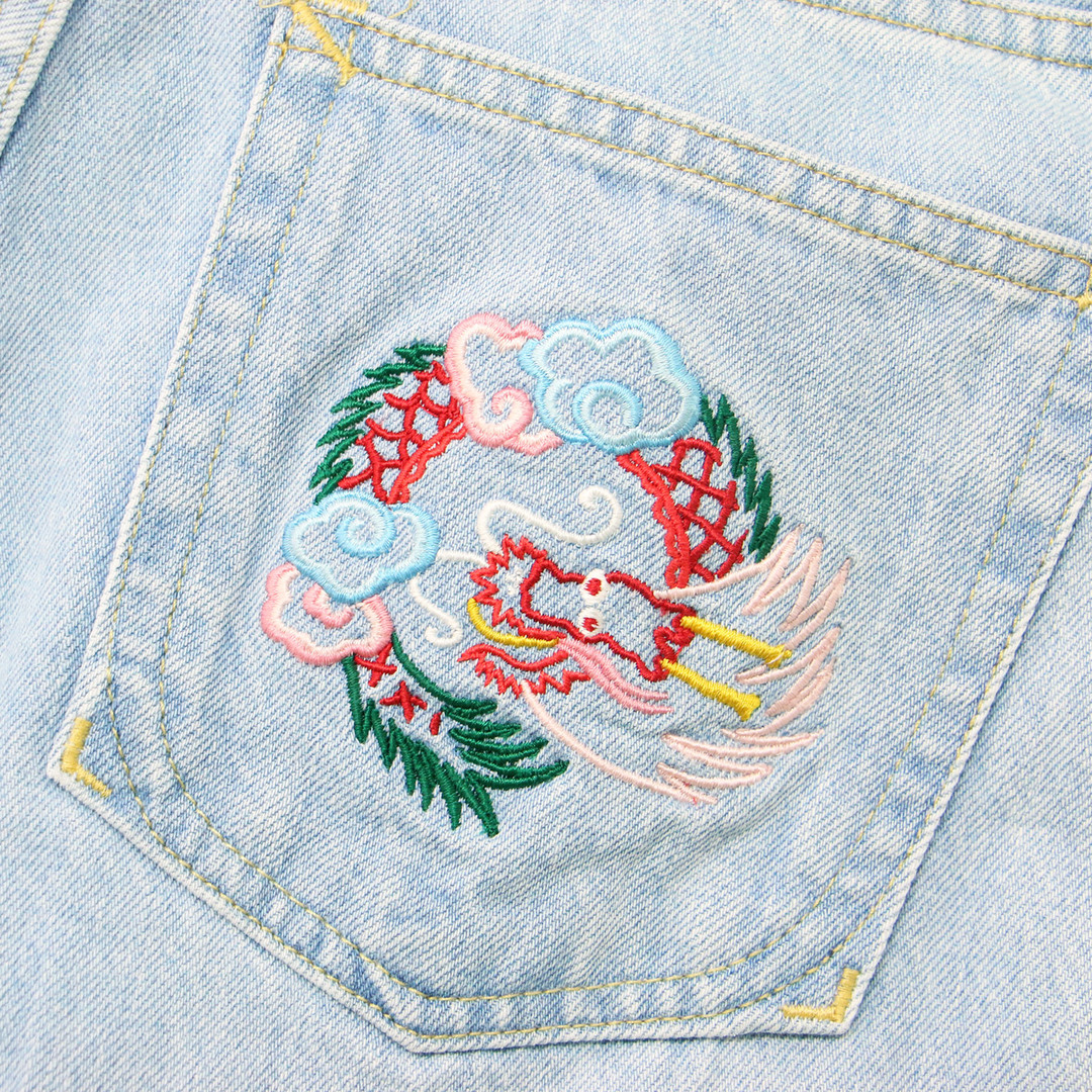 KENZO - KENZO ケンゾー パンツ ライトブルー サイズ:25(S) 24春 KENZO - KENZO ケンゾー パンツ ライトブルー サイズ:25(S) 24春