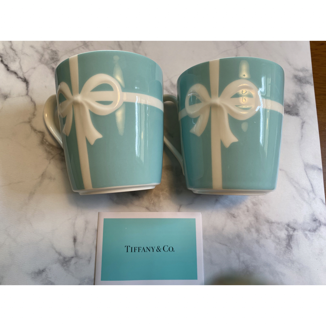 Tiffany & Co. - TIFFANY & Co リボン ペアマグカップの通販 by