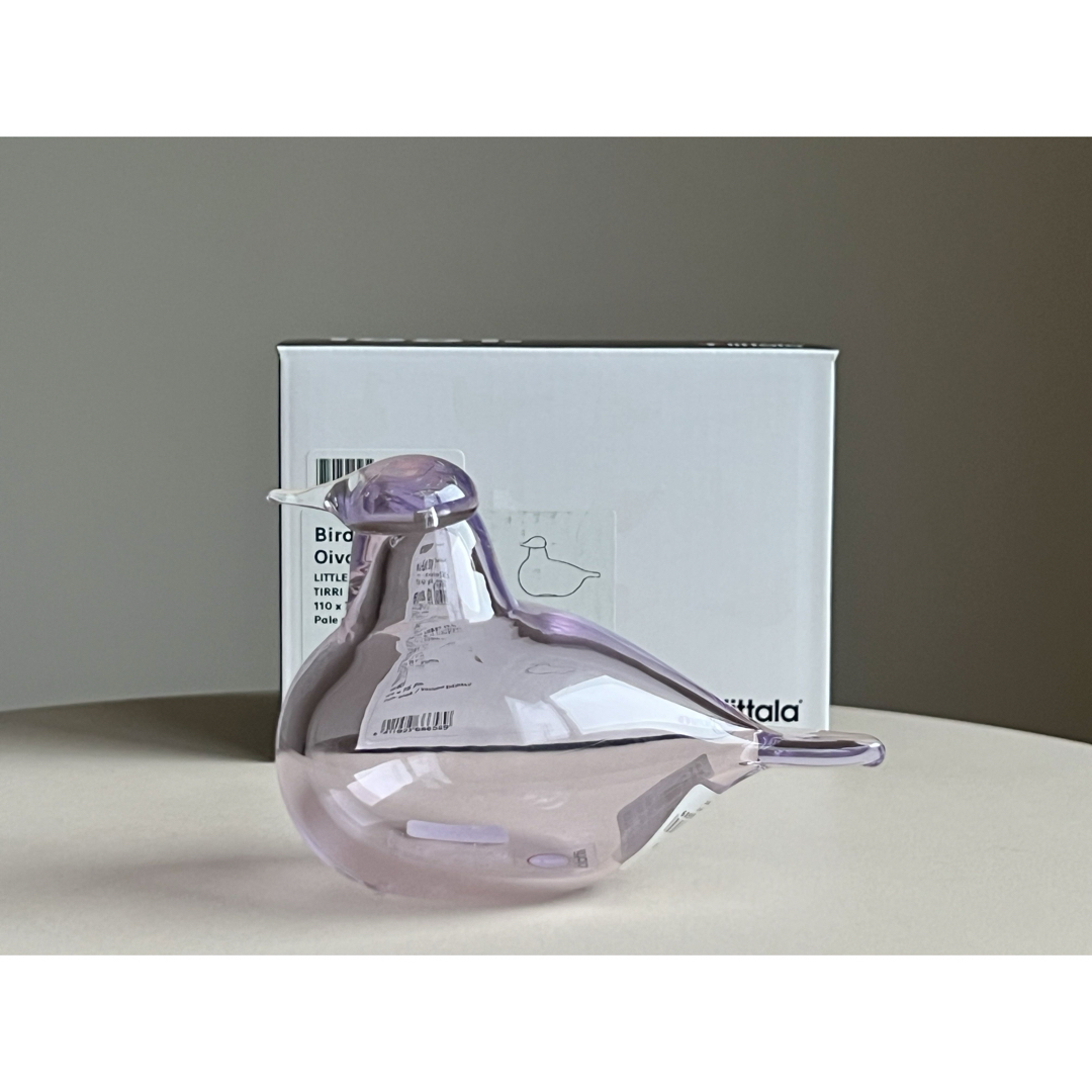 iittala - 新品 リトルターン ペールピンク 箱付き バード iittala - 新品 リトルターン ペールピンク 箱付き バード