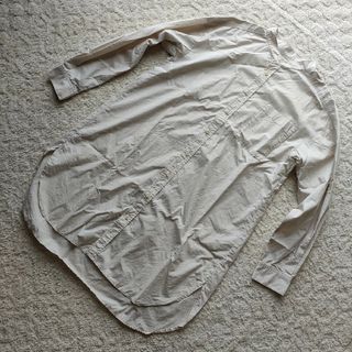 レイジブルー(RAGEBLUE)のRAGEBLUEバンドカラーロングシャツ　オーバサイズエットシャツ(シャツ)