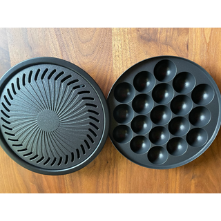 イワタニ(Iwatani)の【未使用品】iwatani タフ丸ジュニア 焼肉＆たこ焼きプレートSET(調理機器)