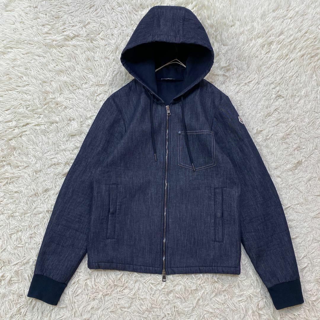 MONCLER - 【極美品】モンクレール MAGLIA CARDIGAN XS デニム MONCLER - 【極美品】モンクレール MAGLIA CARDIGAN XS デニム