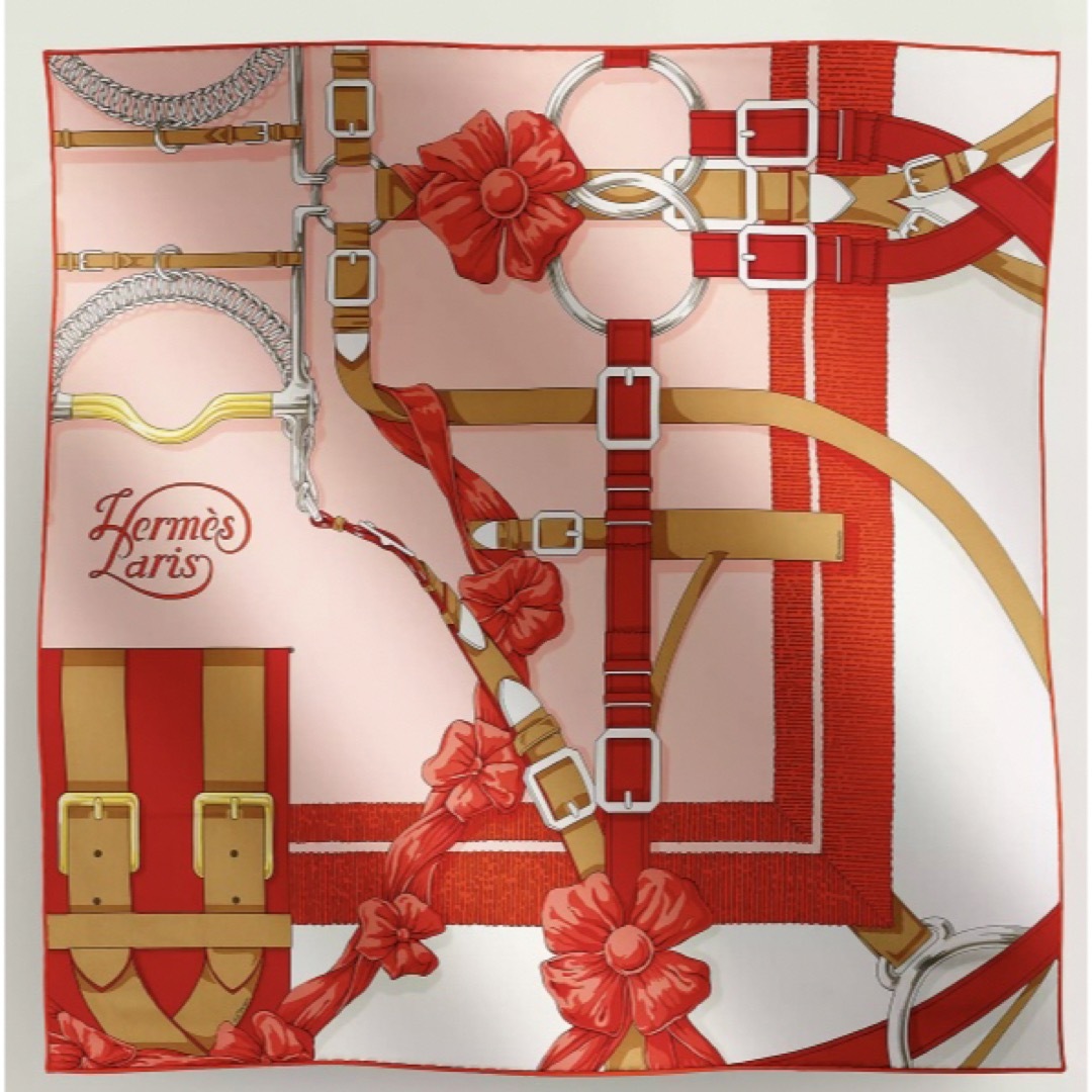 エルメス カレ70 スカーフ HERMES グラン・マネージュ・デタイユ