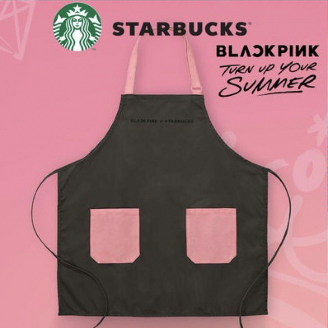 日本未発売】スタバ×BLACKPINK コラボ2023年 エプロン 日本未発売】スタバ×BLACKPINK コラボ2023年 エプロン