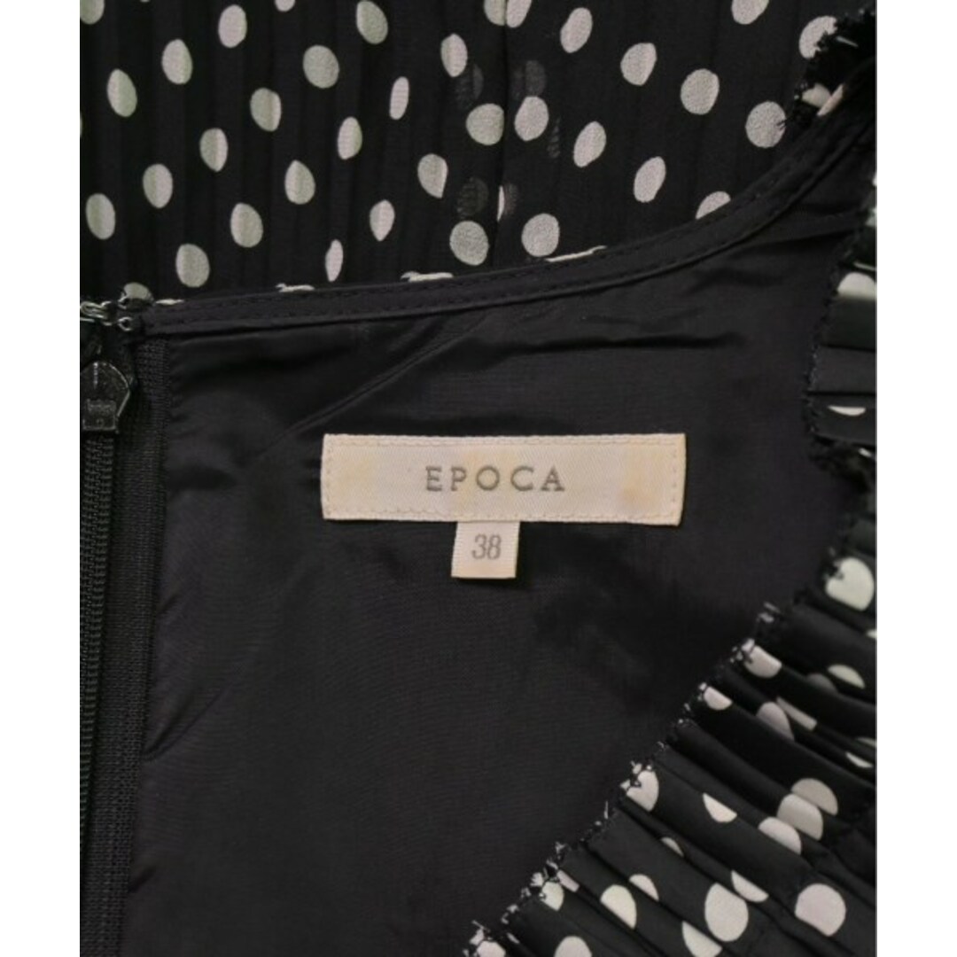 EPOCA - EPOCA エポカ ワンピース 38(M位) 黒x白(ドット) 【古着 EPOCA - EPOCA エポカ ワンピース 38(M位) 黒x白(ドット) 【古着