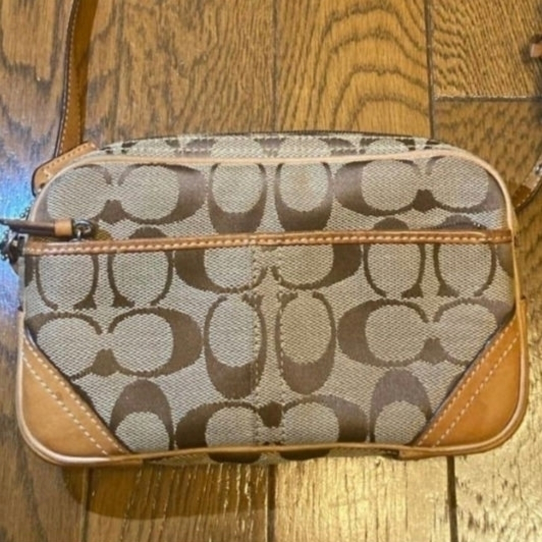 COACH - COACH「コーチウエストポーチシグネチャー柄」の通販 by COACH - COACH「コーチウエストポーチシグネチャー柄」の通販 by