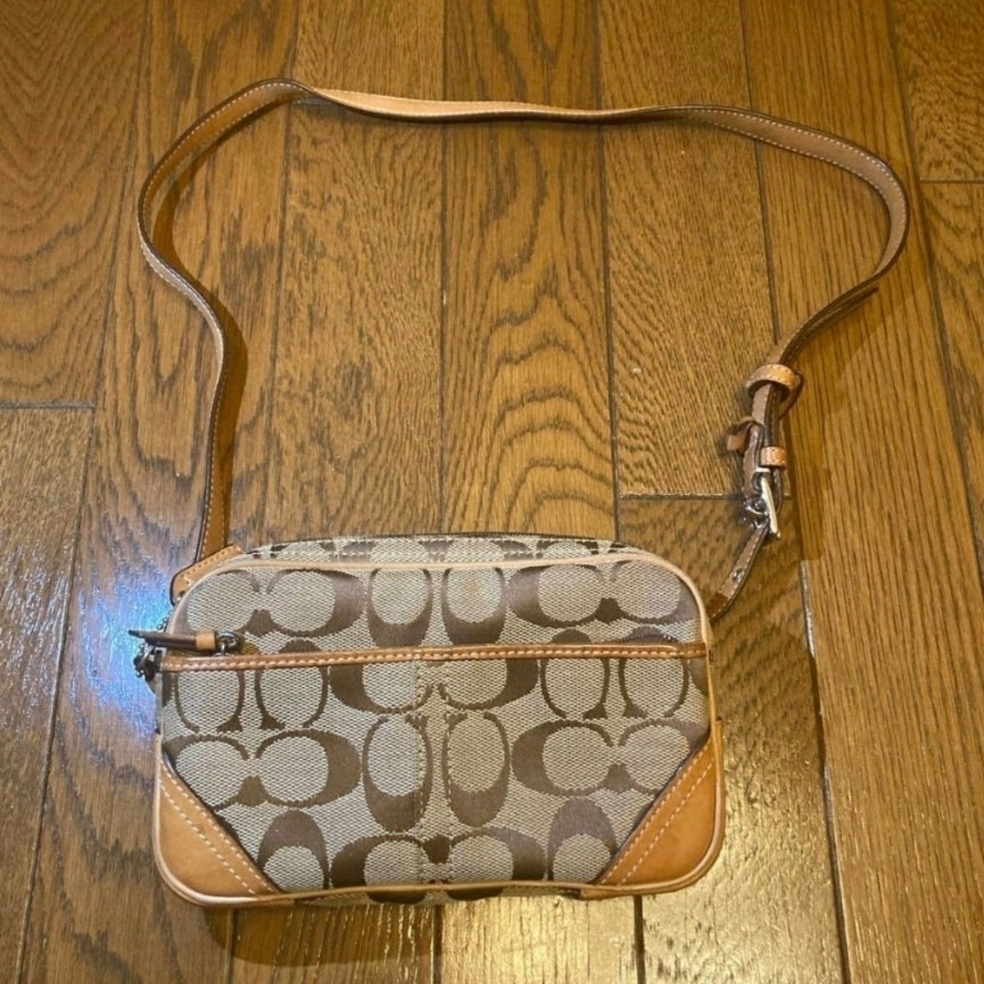 COACH - COACH「コーチウエストポーチシグネチャー柄」の通販 by COACH - COACH「コーチウエストポーチシグネチャー柄」の通販 by