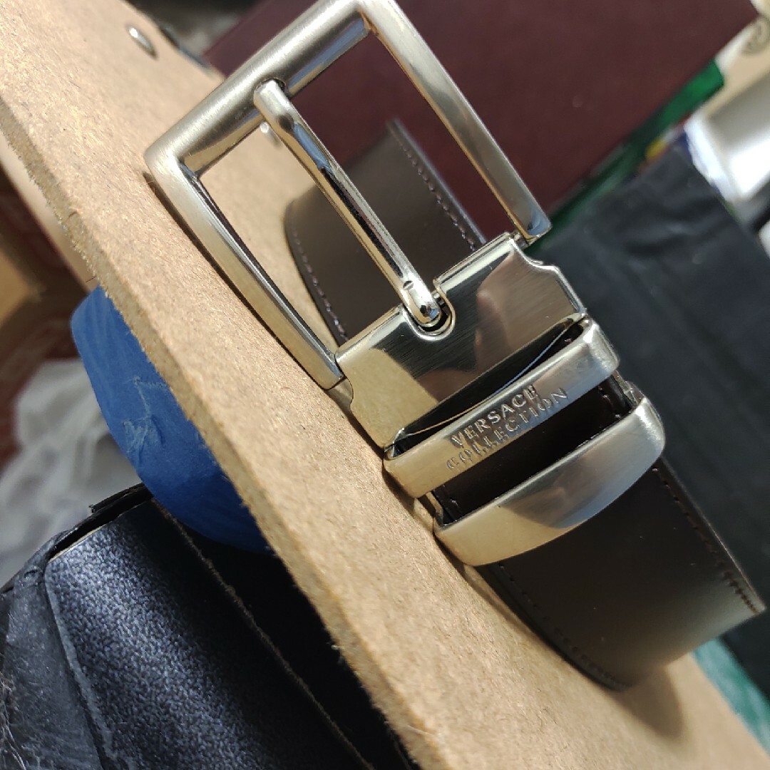 Gianni Versace - 美品 ヴェルサーチ 本革レザーベルト Gianni Versace - 美品 ヴェルサーチ 本革レザーベルト