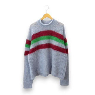 71 MICHAEL MOHAIR KNIT BORDER(ニット/セーター)