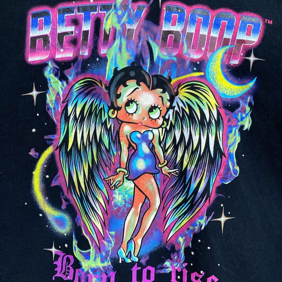 Betty Boop - ベティちゃん ブラック ベティーブープ メンズ L Betty Boop - ベティちゃん ブラック ベティーブープ メンズ L
