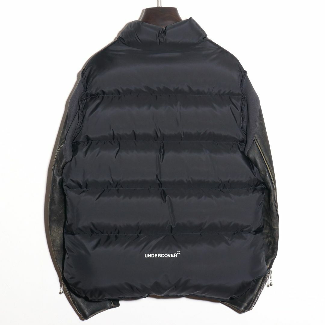 UNDERCOVER - アンダーカバー 新品 30周年 レザースリーブダウン UNDERCOVER - アンダーカバー 新品 30周年 レザースリーブダウン