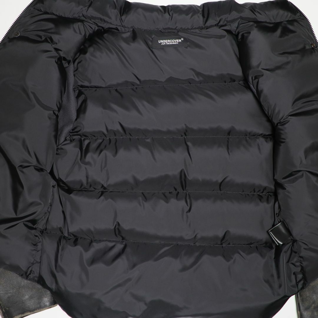 UNDERCOVER - アンダーカバー 新品 30周年 レザースリーブダウン UNDERCOVER - アンダーカバー 新品 30周年 レザースリーブダウン