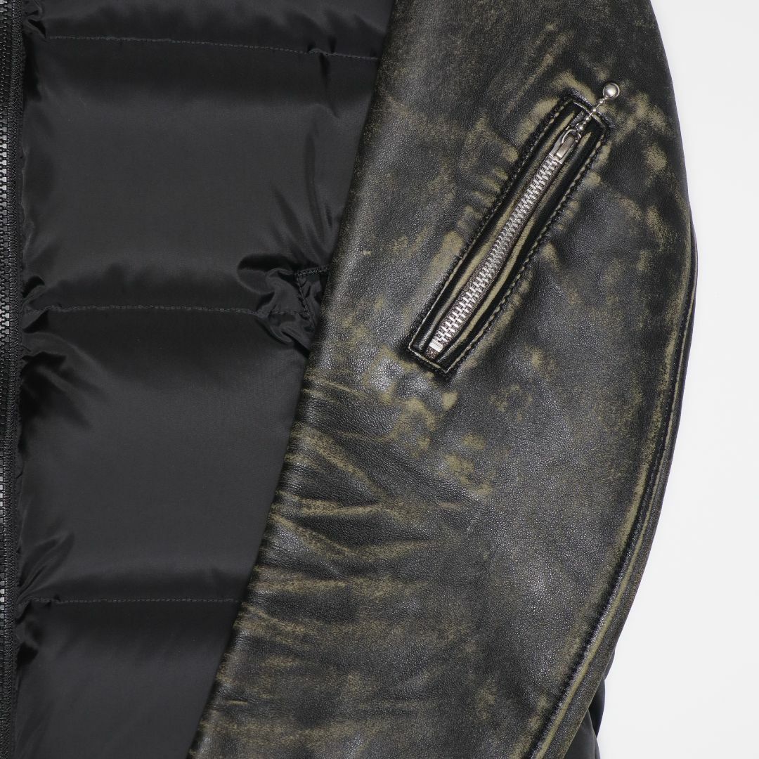 UNDERCOVER - アンダーカバー 新品 30周年 レザースリーブダウン UNDERCOVER - アンダーカバー 新品 30周年 レザースリーブダウン