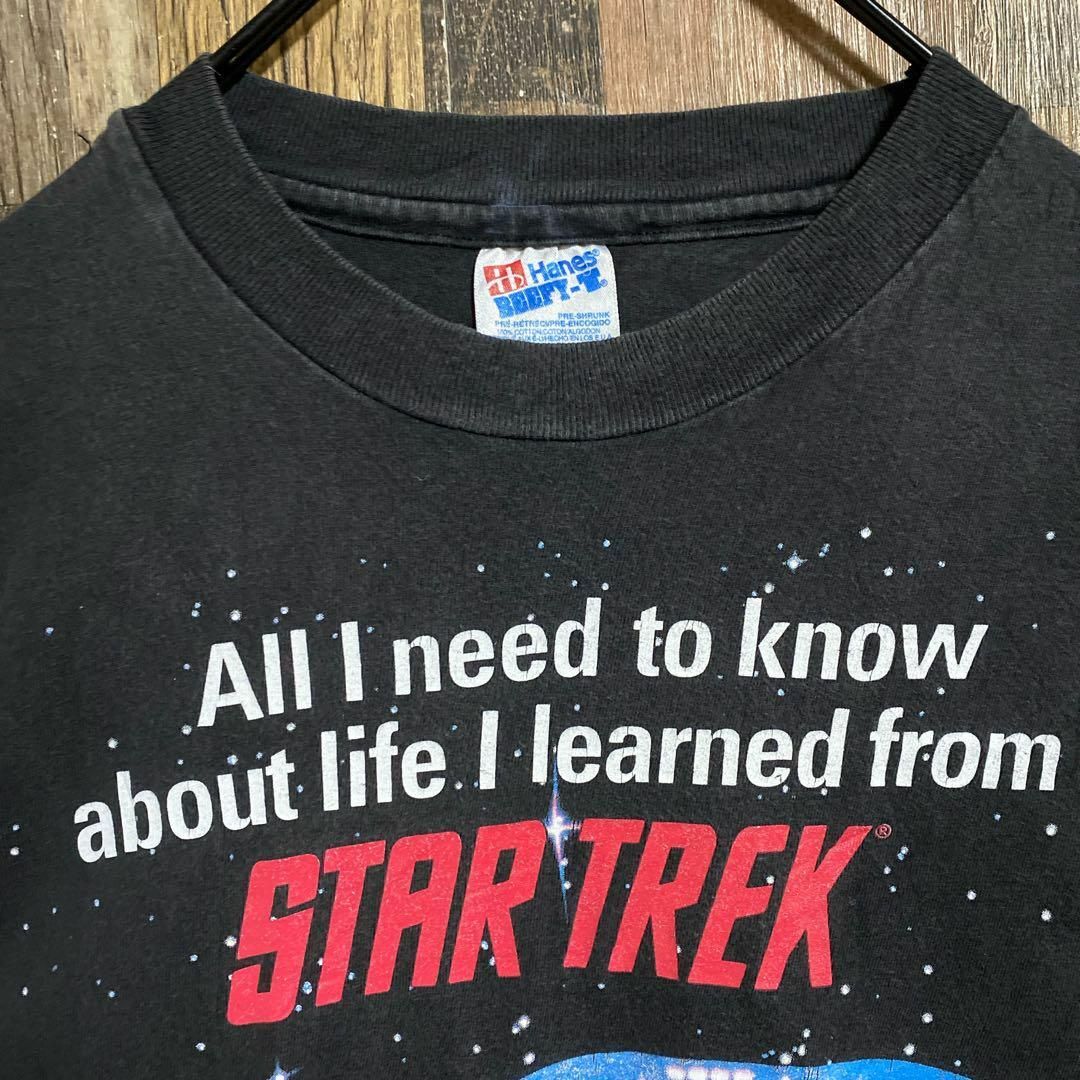 Hanes - USA製 スタートレックTシャツ フェード 半袖 Hanes - USA製 スタートレックTシャツ フェード 半袖