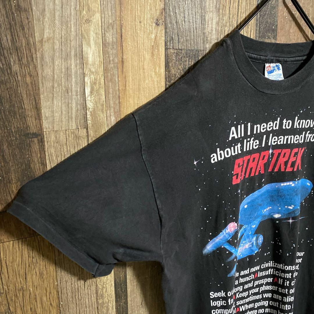 Hanes - USA製 スタートレックTシャツ フェード 半袖 Hanes - USA製 スタートレックTシャツ フェード 半袖