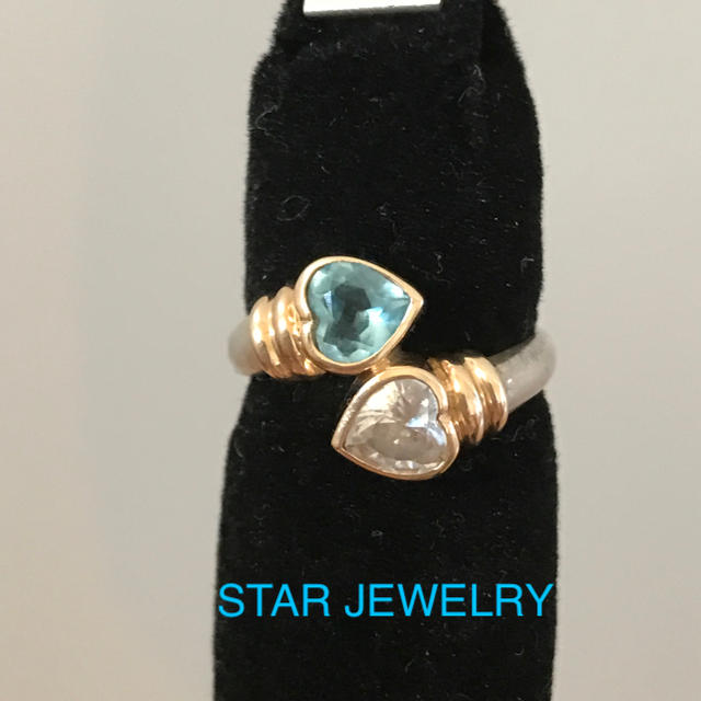 STAR JEWELRY(スタージュエリー)の美品✨ スタージュエリー✨ ハート リング 指輪 レディースのアクセサリー(リング(指輪))の商品写真