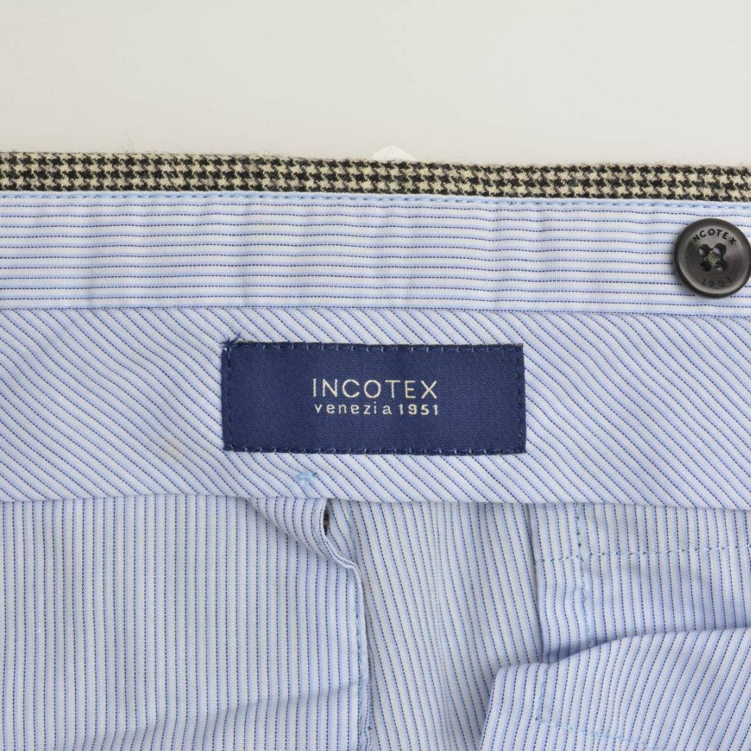 INCOTEX - 【INCOTEX】002X1 SUPER 100`S 千鳥ウールパンツの INCOTEX - 【INCOTEX】002X1 SUPER 100`S 千鳥ウールパンツの