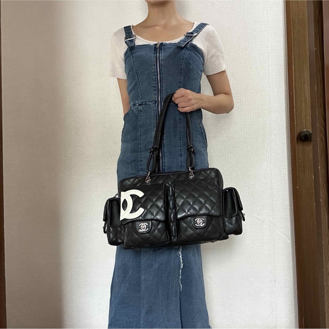 CHANEL - 【レア】CHANEL シャネル ハンドバッグ カンボンライン CHANEL - 【レア】CHANEL シャネル ハンドバッグ カンボンライン