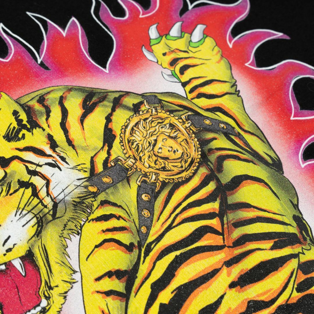 新品 VERSACE プリント ロングスリーブTシャツ L 新品 VERSACE プリント ロングスリーブTシャツ L