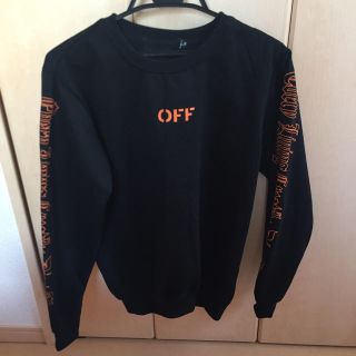 オフホワイト(OFF-WHITE)のoffトレーナー(トレーナー/スウェット)