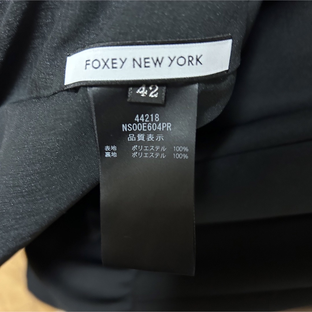 FOXEY NEW YORK 現行品 ワンピース ブラック 42 フォクシー FOXEY NEW YORK 現行品 ワンピース ブラック 42 フォクシー