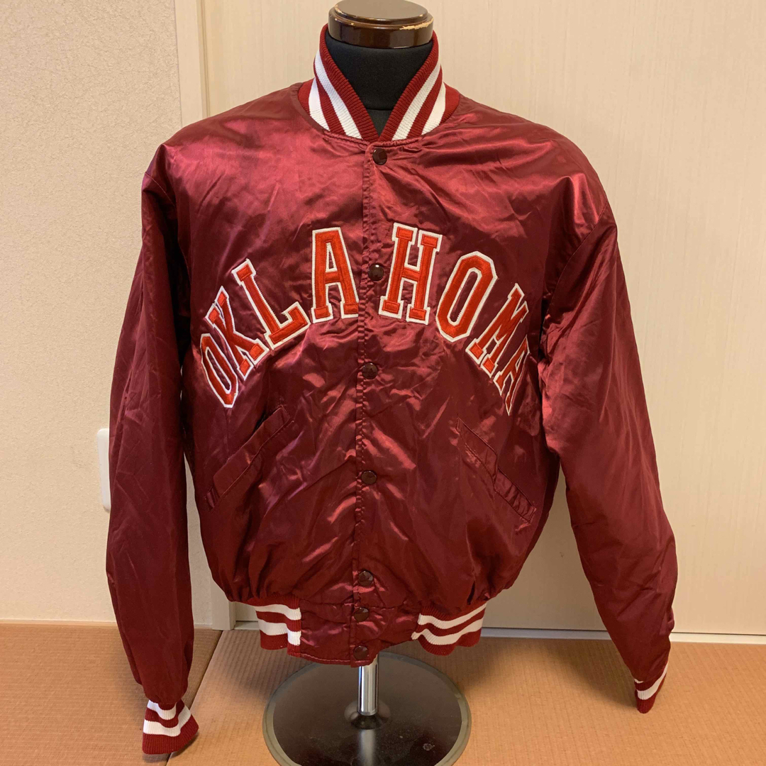 オクラホマ大学”Sooners”サテンスタジャン (made in USA) オクラホマ大学”Sooners”サテンスタジャン (made in USA)