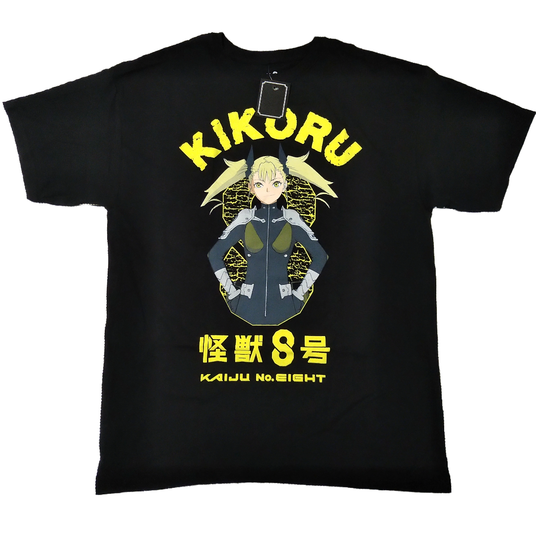 怪獣8号 Tシャツ XLサイズ 黒 四ノ宮キコル アニメT 海外 怪獣8号 Tシャツ XLサイズ 黒 四ノ宮キコル アニメT 海外