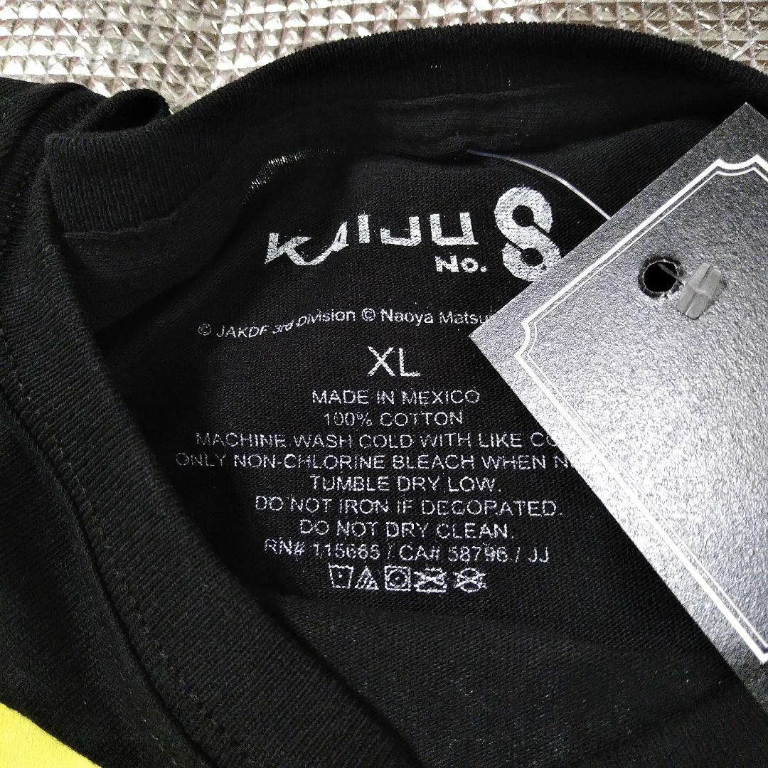 怪獣8号 Tシャツ XLサイズ 黒 四ノ宮キコル アニメT 海外 怪獣8号 Tシャツ XLサイズ 黒 四ノ宮キコル アニメT 海外