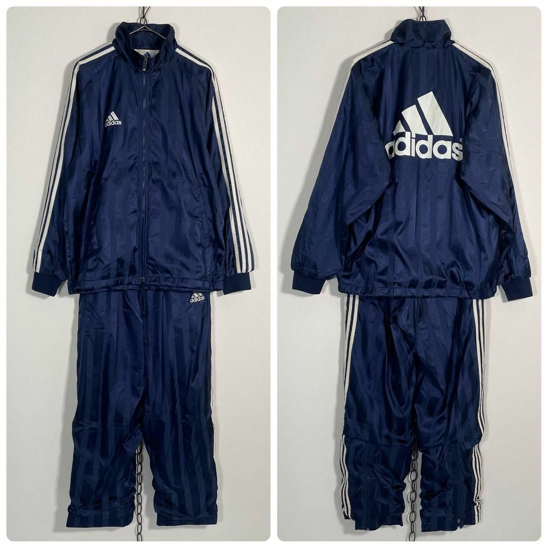 adidas - 90s00s Adidas ナイロンセットアップ 裏起毛 adidas - 90s00s Adidas ナイロンセットアップ 裏起毛