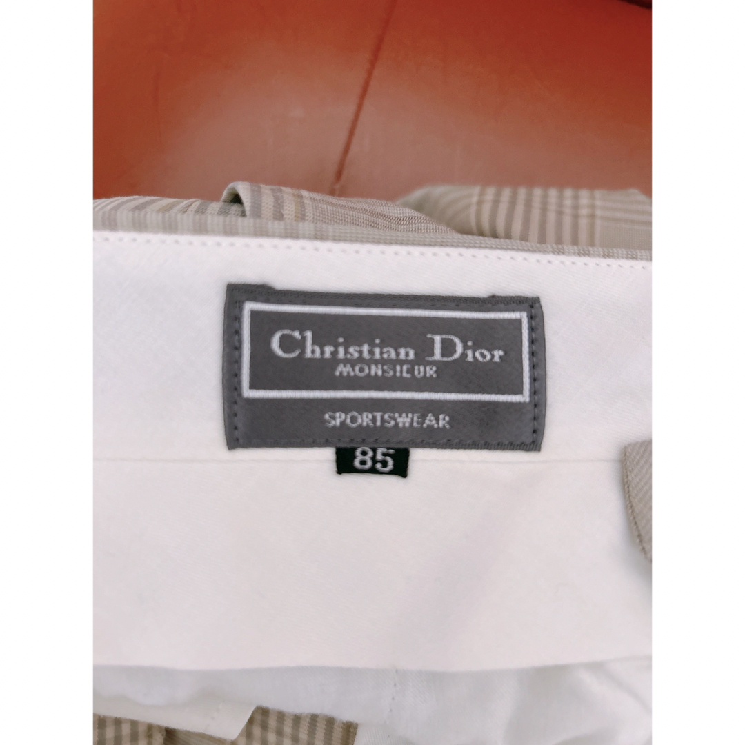 Christian Dior - Christian Dior MONSIEUR スラックス チェック Christian Dior - Christian Dior MONSIEUR スラックス チェック