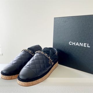 CHANEL - CHANEL シャネル エスパドリーユ 39 美品 靴 CCマーク CHANEL - CHANEL シャネル エスパドリーユ 39 美品 靴 CCマーク