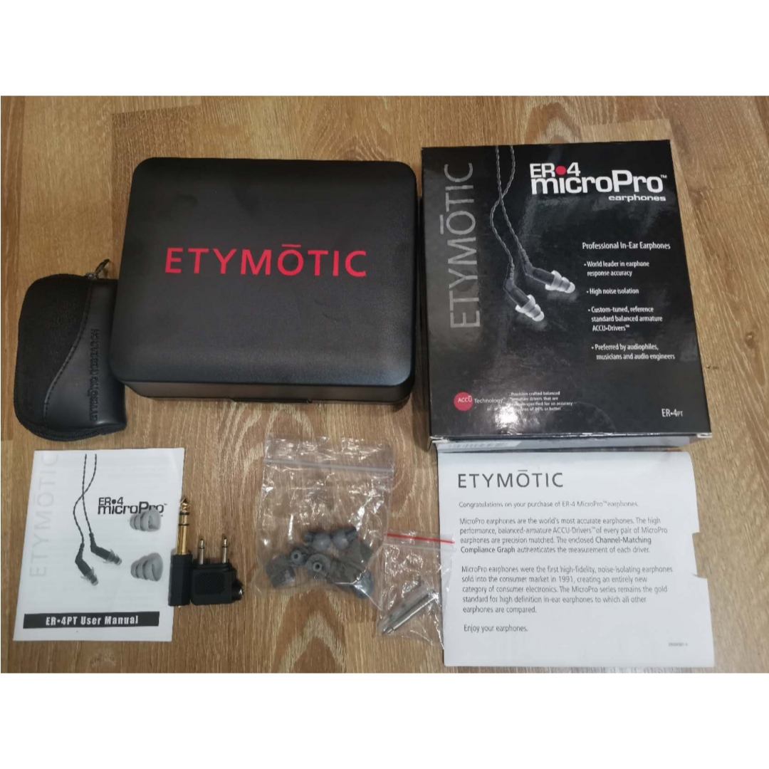 Etymotic Research ER-4PT イヤホン カナル型 オーディオ機器 Etymotic Research ER-4PT イヤホン カナル型 オーディオ機器