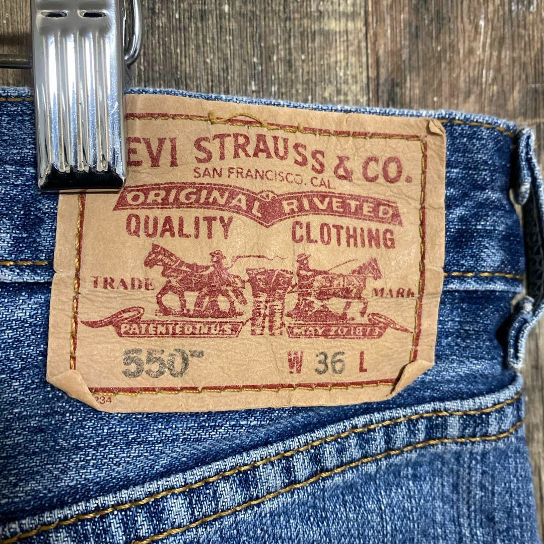 Levi's - USA製 ヴィンテージ リーバイス 550 ハーフ パンツ 36 Levi's - USA製 ヴィンテージ リーバイス 550 ハーフ パンツ 36