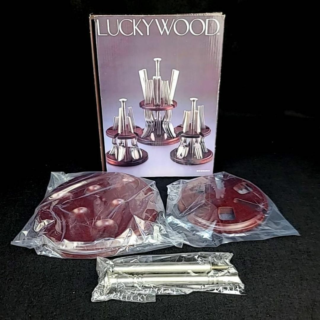 〇未使用〇ラッキーウッド ロマンス 24ピース カトラリーセット 〇未使用〇ラッキーウッド ロマンス 24ピース カトラリーセット