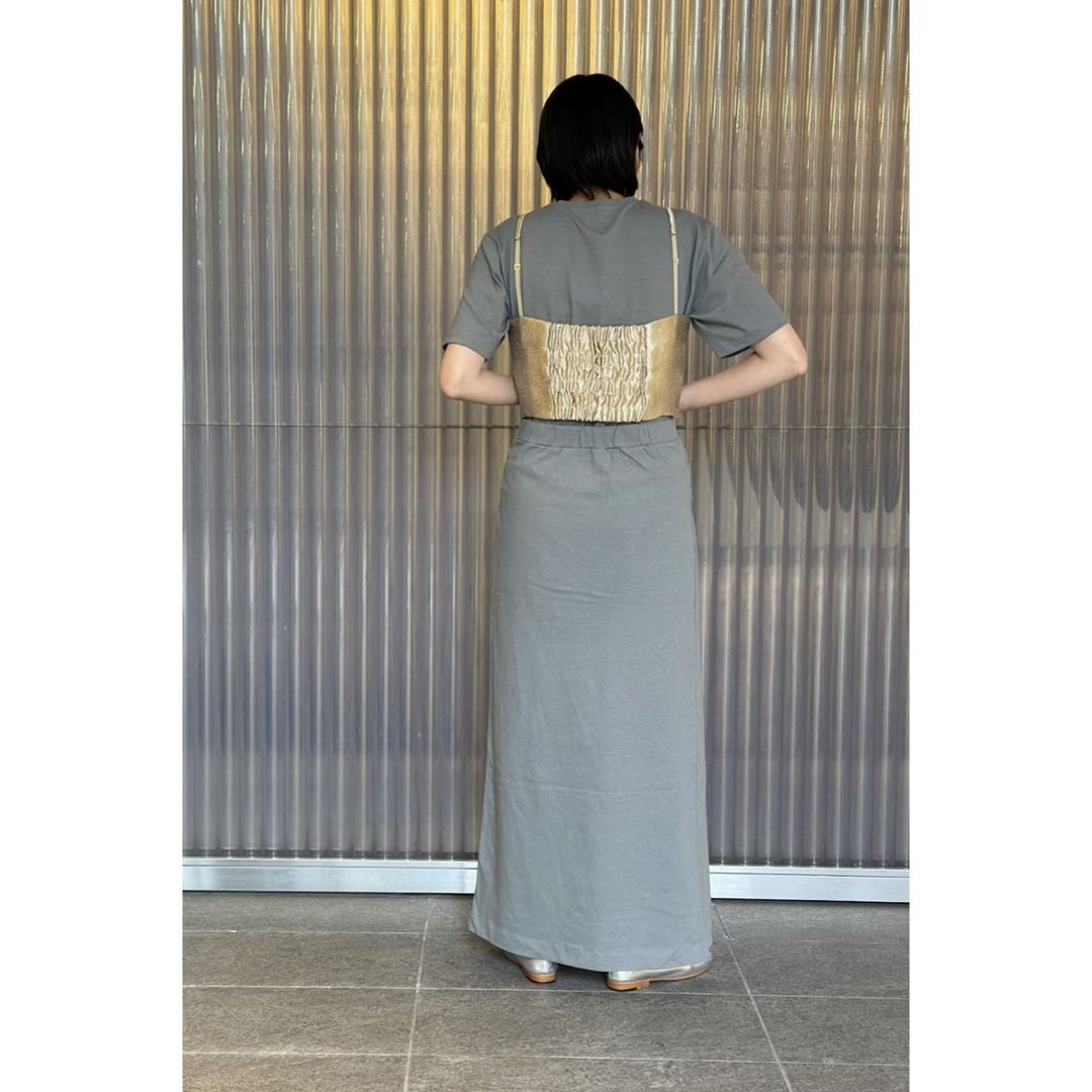 6 (ROKU) - 未使用タグ付き【6 roku】 PL/R GOLD BUSTIER 6 (ROKU) - 未使用タグ付き【6 roku】 PL/R GOLD BUSTIER