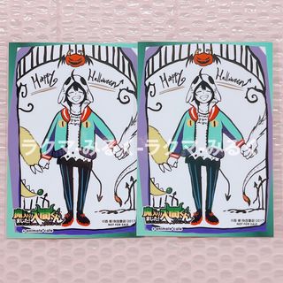 魔入間 アニメイトカフェ 特典 ブロマイド ハロウィン(キャラクターグッズ)