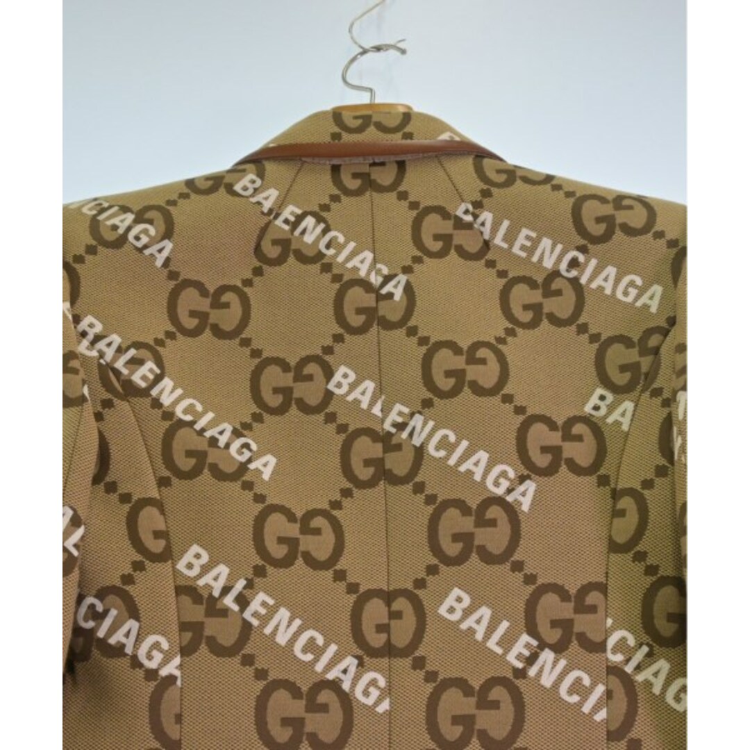 GUCCI - GUCCI グッチ コート(その他) 48(L位) ベージュx白(総 GUCCI - GUCCI グッチ コート(その他) 48(L位) ベージュx白(総