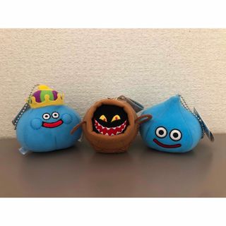 ドラゴンクエスト スライム キングスライム あくまのつぼ マスコット 3点セット(キャラクターグッズ)