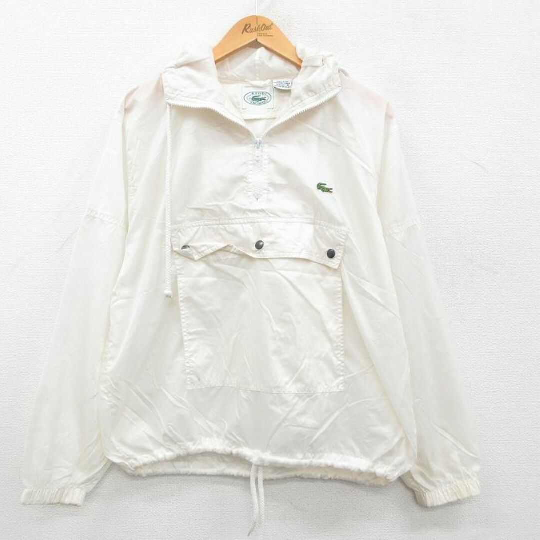 LACOSTE - M☆古着 ラコステ LACOSTE 長袖 ブランド ハーフ LACOSTE - M☆古着 ラコステ LACOSTE 長袖 ブランド ハーフ