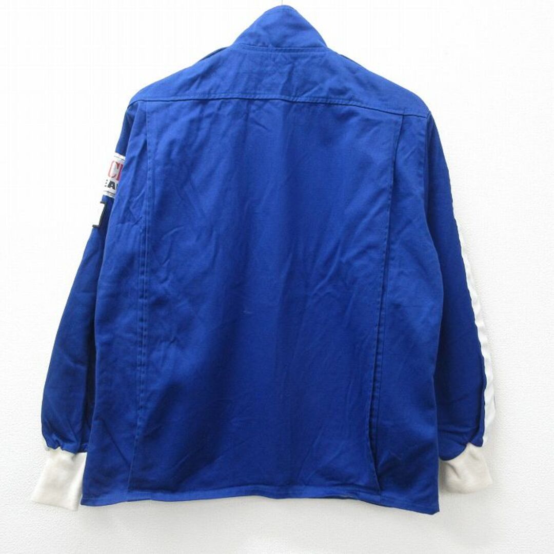 L☆古着 長袖 レーシング ジャケット メンズ G-FORCE 青他 L☆古着 長袖 レーシング ジャケット メンズ G-FORCE 青他