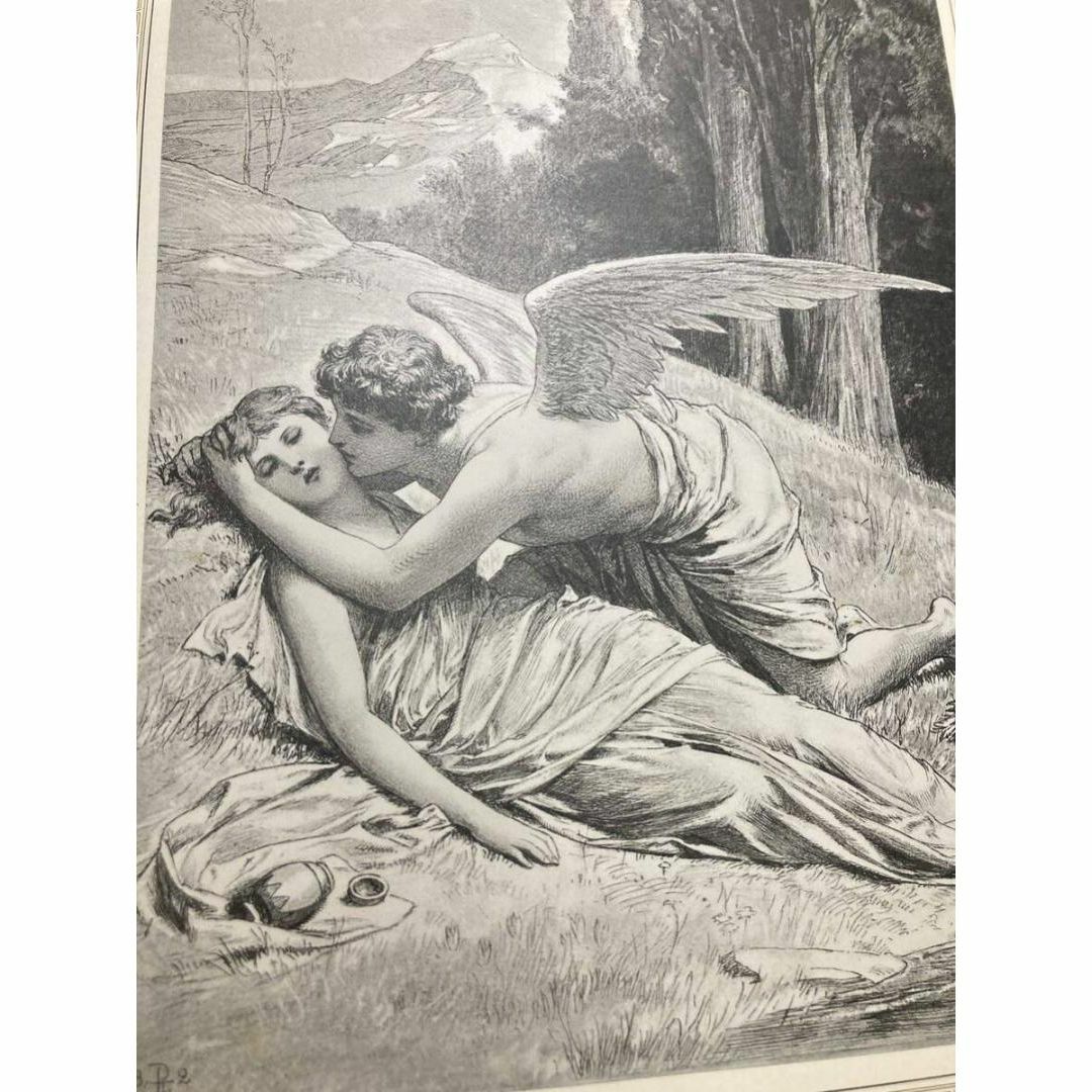大判☆1882年 ポール・トゥマン 豪華な挿絵本『アモルとプシュケ』Psyche