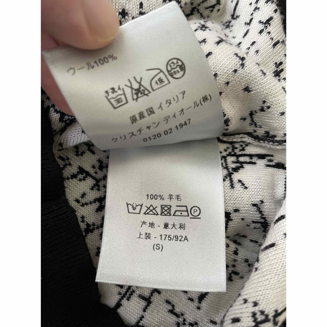 DIOR HOMME - 極美品 Dior Homme 17SS ペイントボーダーセーター DIOR HOMME - 極美品 Dior Homme 17SS ペイントボーダーセーター
