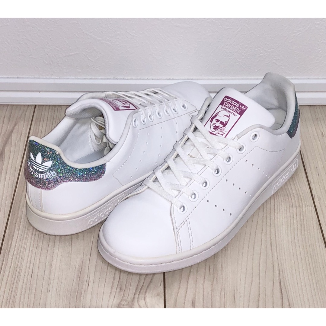 adidas - 24.5cm 良品 adidas オリジナルス スタンスミス ブルー adidas - 24.5cm 良品 adidas オリジナルス スタンスミス ブルー