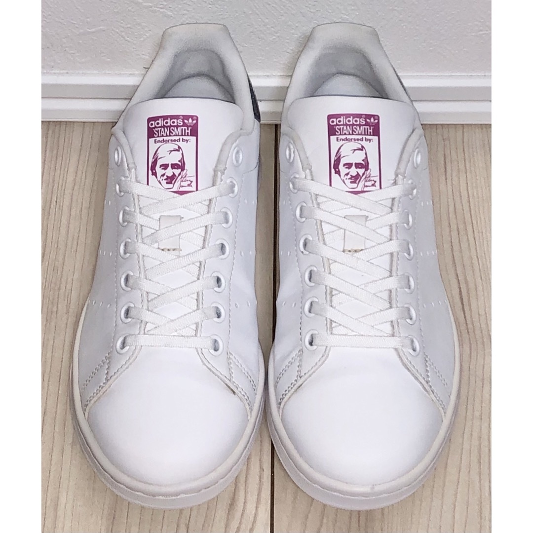 adidas - 24.5cm 良品 adidas オリジナルス スタンスミス ブルー adidas - 24.5cm 良品 adidas オリジナルス スタンスミス ブルー