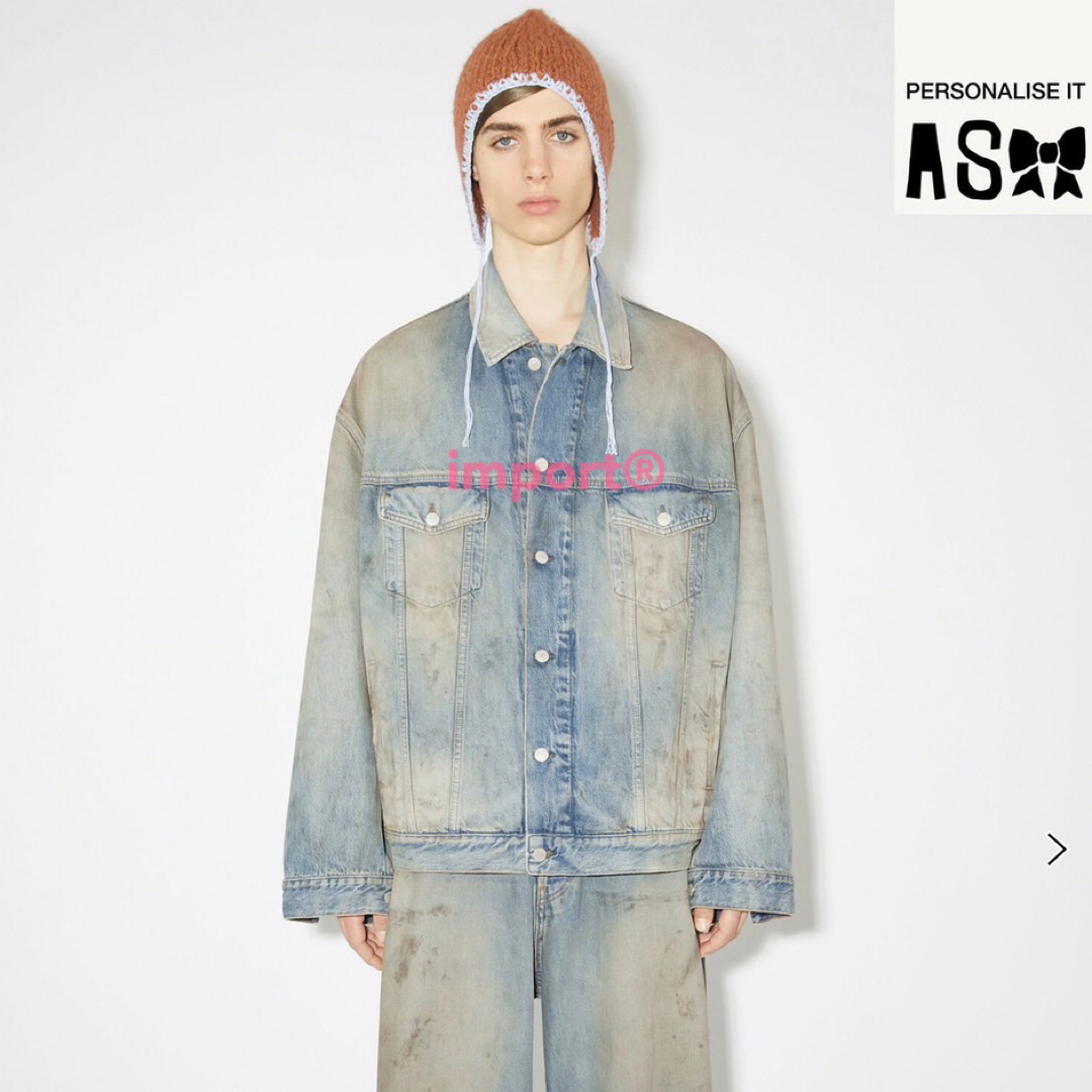 Acne Studios - Acne Studios アクネ 2024W デニム ジャケット S Acne Studios - Acne Studios アクネ 2024W デニム ジャケット S