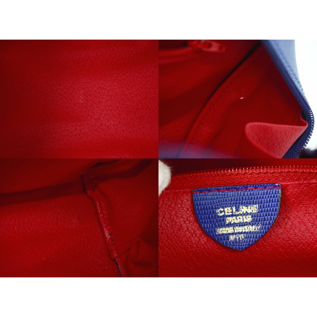 CELINE - 本物 セリーヌ CELINE レザー ハンドバッグ ミニ CELINE - 本物 セリーヌ CELINE レザー ハンドバッグ ミニ